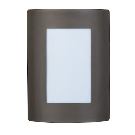 Maxim Lighting View LED E26 1-Light 8" Wide Bronze Outdoor Wall Sconce 64332WTBZ